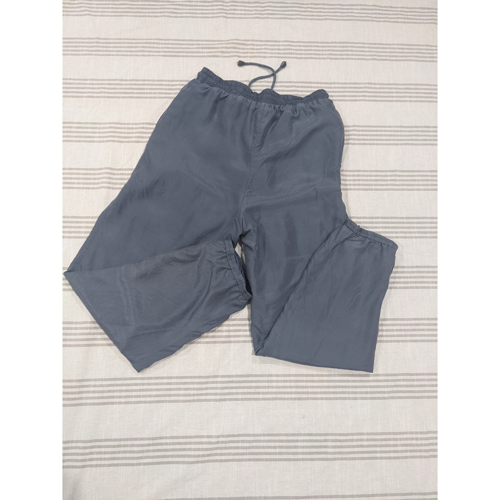 Vintage 100% Silk Joggers - Picture 1 of 8